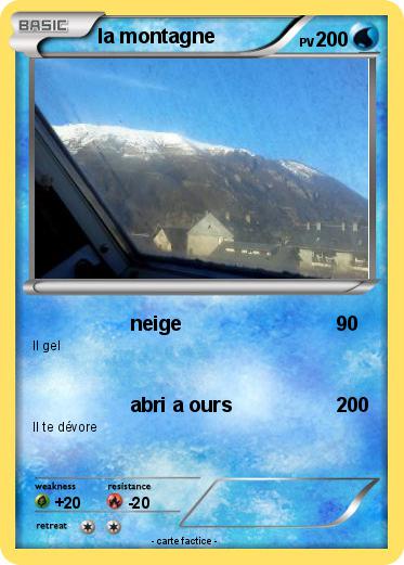 Pokemon la montagne