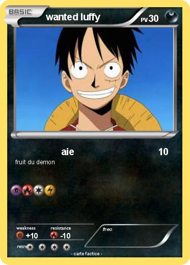 Pokemon wanted luffy