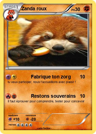 Pokemon Zanda roux