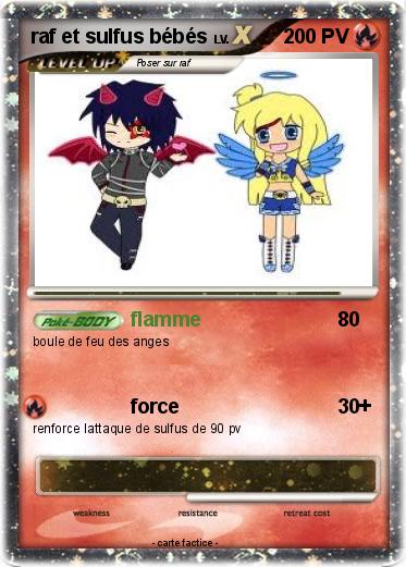 Pokemon raf et sulfus bébés