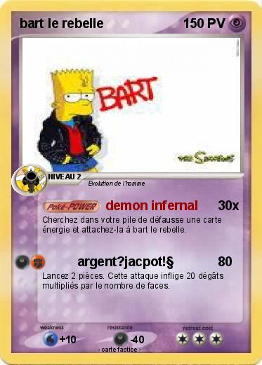 Pokemon bart le rebelle