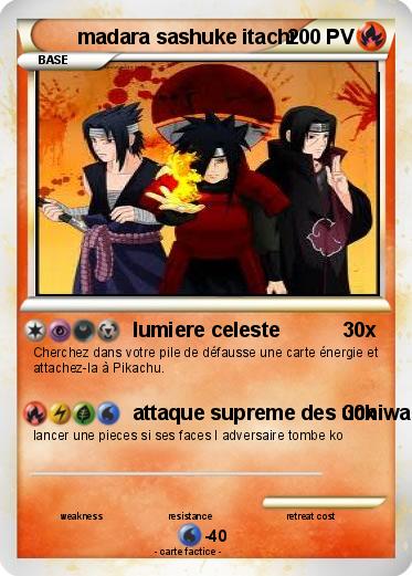 Pokemon madara sashuke itachi