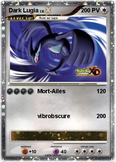 Pokemon Dark Lugia
