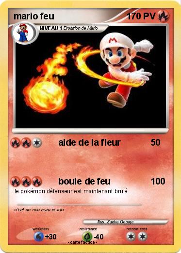 Pokemon mario feu