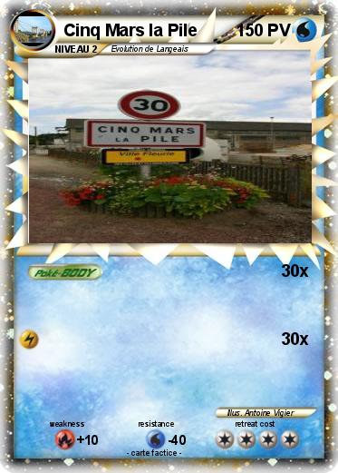 Pokemon Cinq Mars la Pile