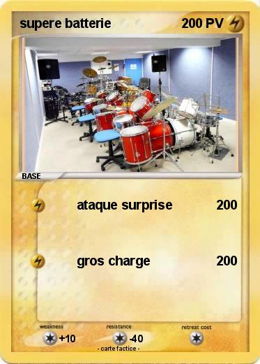 Pokemon supere batterie