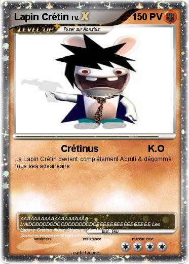 Pokemon Lapin Crétin