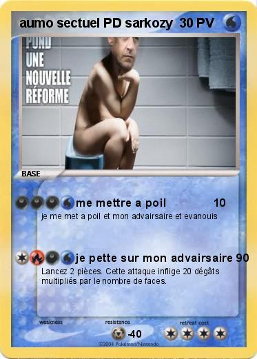 Pokemon aumo sectuel PD sarkozy