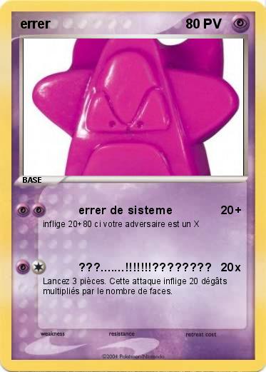 Pokemon errer