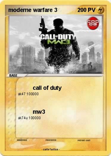 Pokemon moderne warfare 3