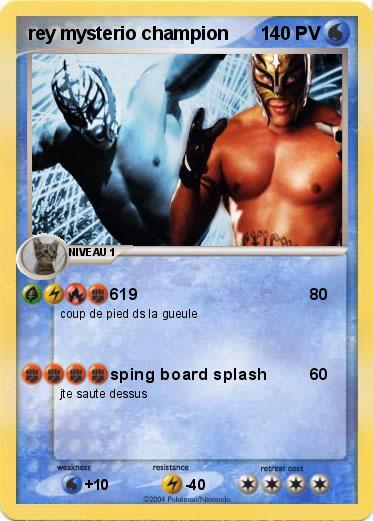 Pokemon rey mysterio champion