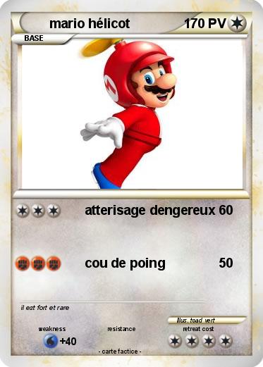 Pokemon mario hélicot