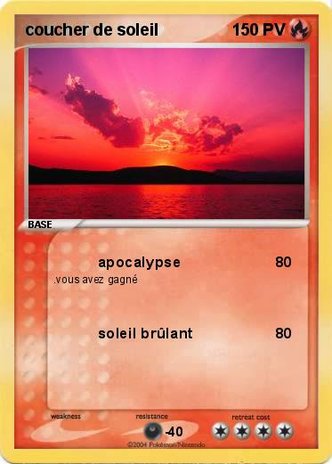 Pokemon coucher de soleil