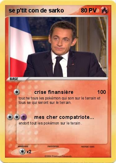 Pokemon se p'tit con de sarko