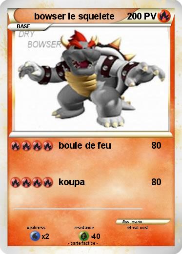 Pokemon bowser le squelete