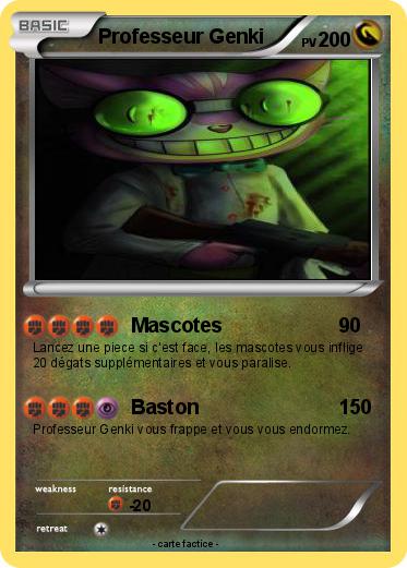 Pokemon Professeur Genki