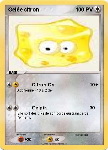 Pokemon Gelée citron