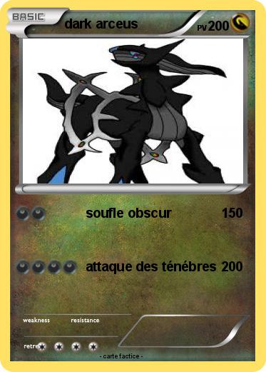 Pokemon dark arceus