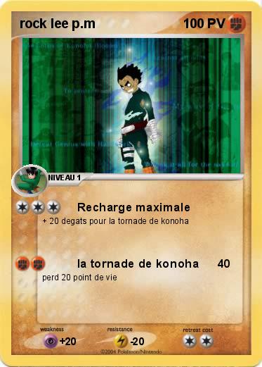 Pokemon rock lee p.m