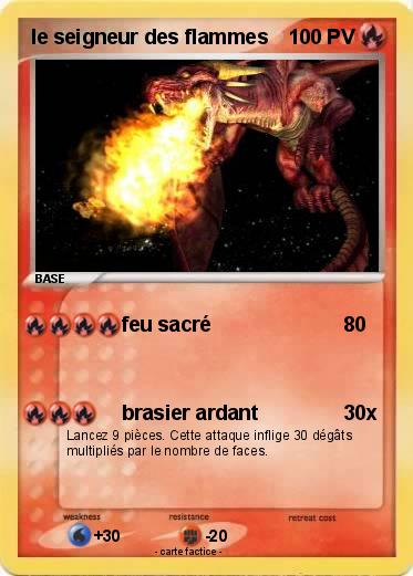 Pokemon le seigneur des flammes