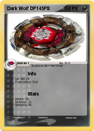 Pokemon Dark Wolf DF145FS