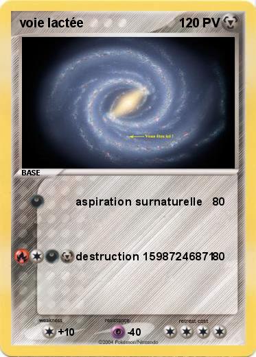 Pokemon voie lactée