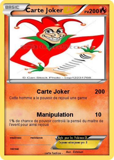 Pokemon Carte Joker