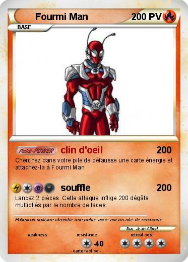 Pokemon Fourmi Man