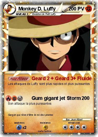 Pokemon Monkey D. Luffy