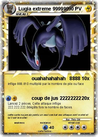 Pokemon Lugia extreme 999999