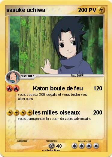 Pokemon sasuke uchiwa
