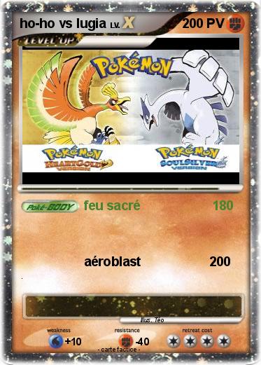 Pokemon ho-ho vs lugia
