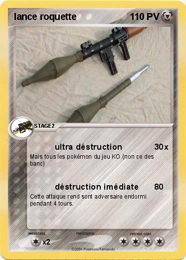 Pokemon lance roquette