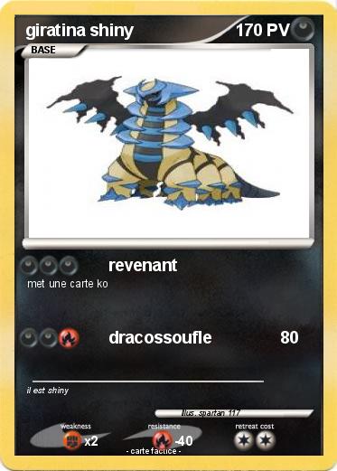 Pokemon giratina shiny