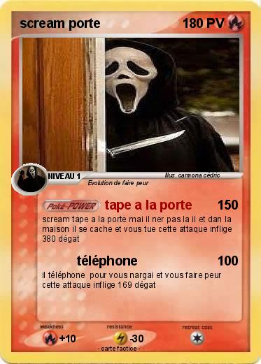 Pokemon scream porte