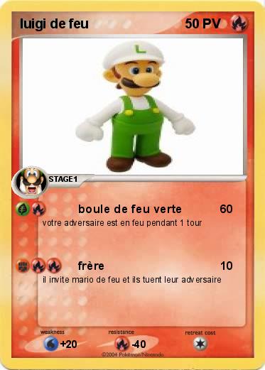 Pokemon luigi de feu