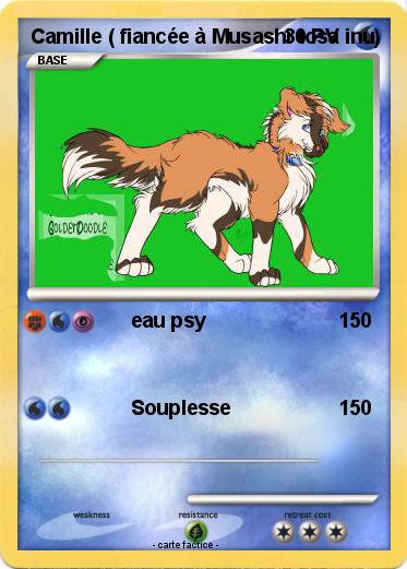 Pokemon Camille ( fiancée à Musashi tosa inu)