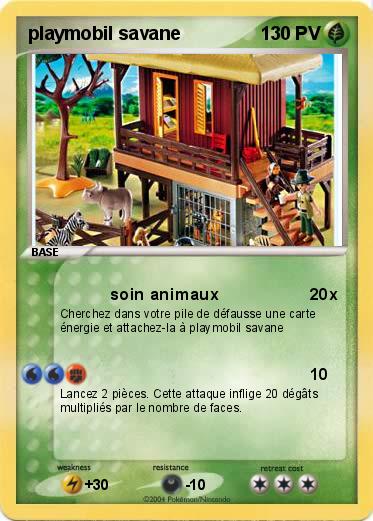 Pokemon playmobil savane