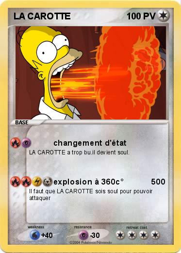 Pokemon LA CAROTTE