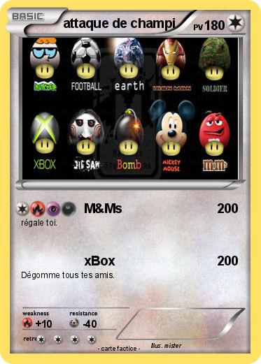 Pokemon attaque de champi