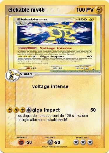 Pokemon elekable niv46