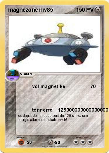 Pokemon magnezone niv85