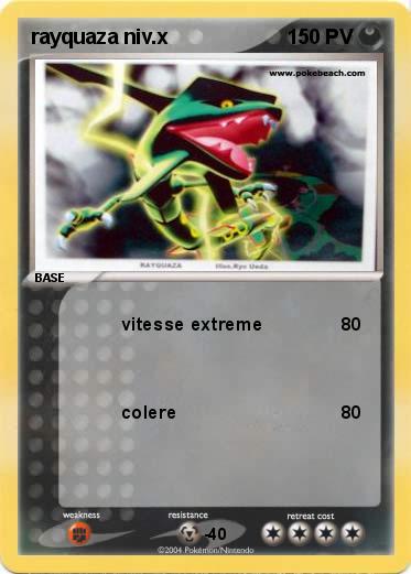 Pokemon rayquaza niv.x