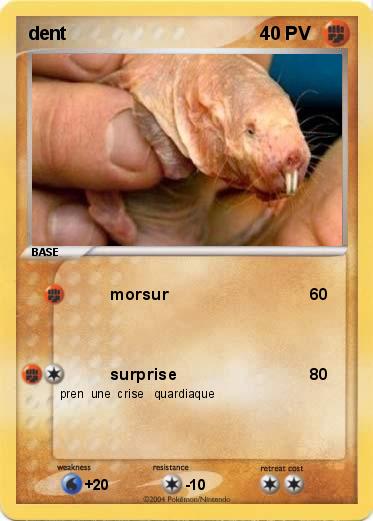 Pokemon dent