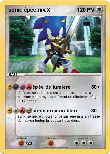 Pokemon sonic épée.niv.X