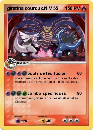 Pokemon giratina couroux.NIV 55