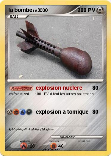 Pokemon la bombe