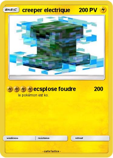 Pokemon creeper electrique