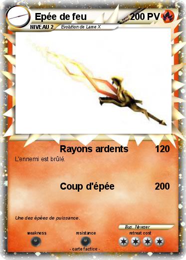 Pokemon Epée de feu
