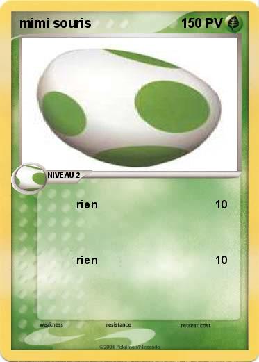 Pokemon mimi souris 